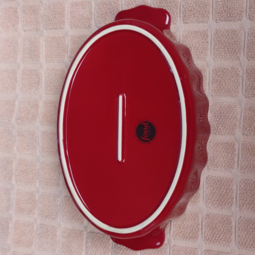 Food Network Red fluted baker - Picture 2 of 5